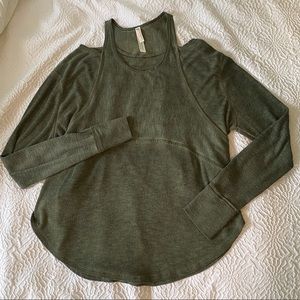 Free People Movement Cut Out Top